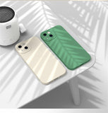 Soft Silicone Solid Color Case For iPhone