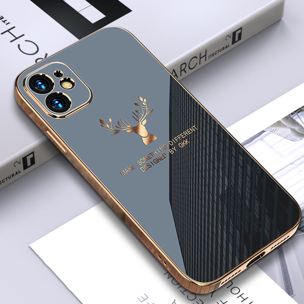 Ultra Thin Plating Luxury Gold Bumper Protection Case For iPhone