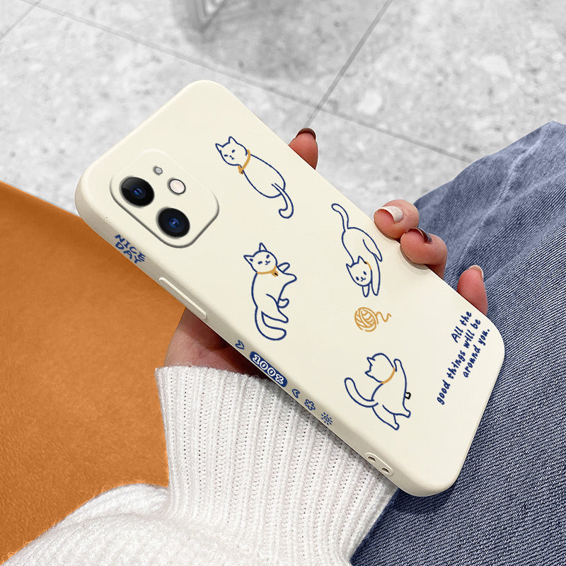 Various Style Cat Phone Case For iPhone poomelo Various Style Cat Phone Case For iPhone poomelo