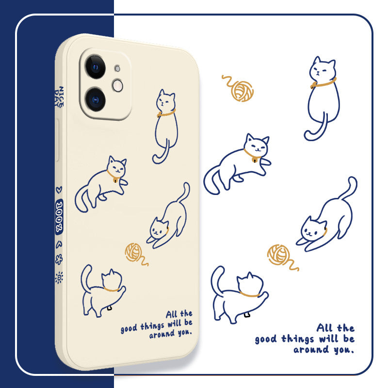 Various Style Cat Phone Case For iPhone – poomelo Various Style Cat Phone Case For iPhone – poomelo
