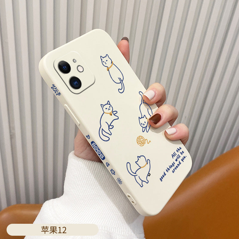 Various Style Cat Phone Case For iPhone poomelo Various Style Cat Phone Case For iPhone poomelo
