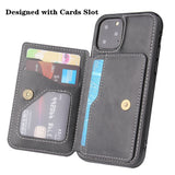 Stand Cards Phone Bags Cover for iPhone