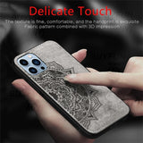 flower pattern classic fabric case for iphone