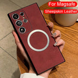 Leather Texture Magsafe for Samsung Galaxy