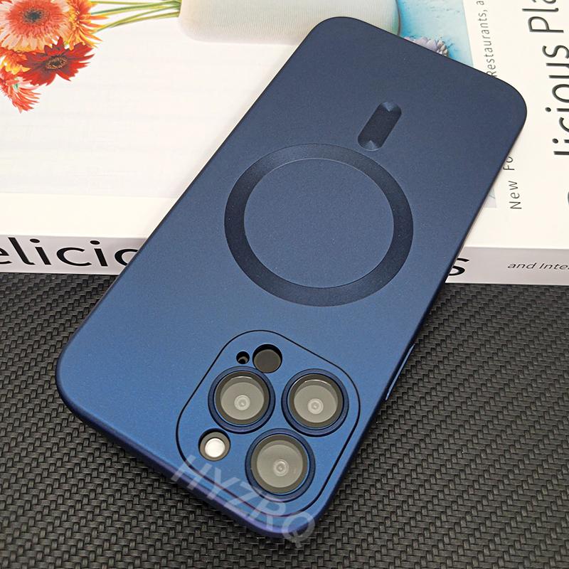 Luxury Magnetic Soft Silicone Case For iPhone