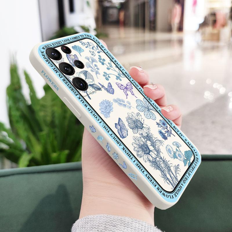 Vintage Flowers Phone Case For Samsung Galaxy