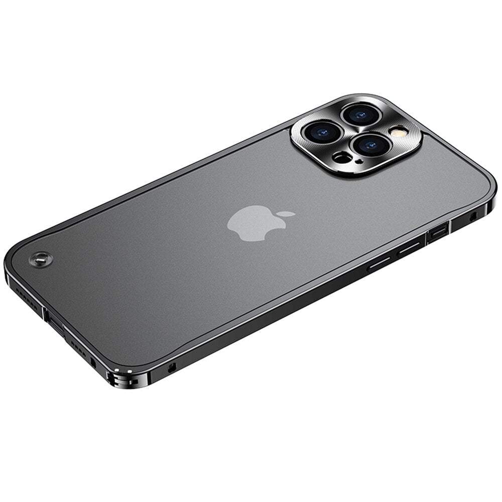 Luxury Metal Border Shockproof Case For iPhone