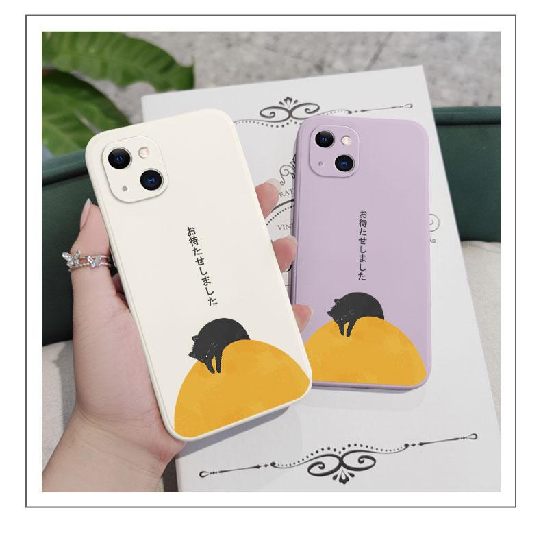 Napping Cat Phone Case For iPhone