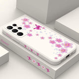 Flowers Silicone Soft Case For Samsung