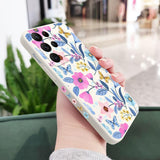 New Flower Silicone Case For Samsung