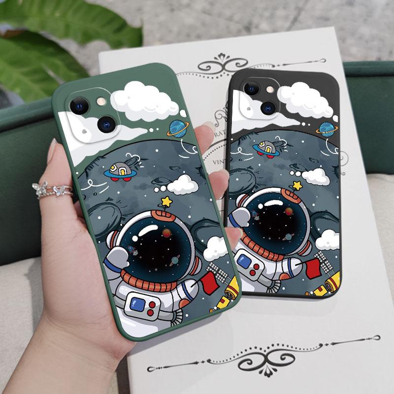 Flag Astronaut Phone Case For iPhone