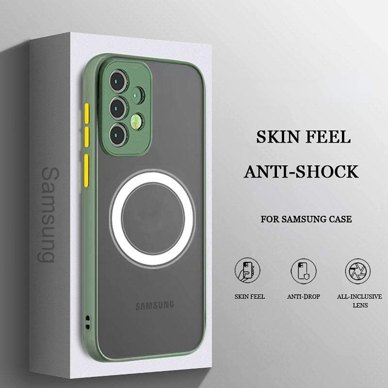 Magnetic Matte Shockproof Case For Samsung