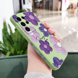 Purple Flower Phone Case For Samsung