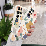 Warm Flowers Silicone Case For Samsung Galaxy