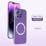 Ultra Thin Matte Magnetic Case For iPhone