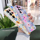 New Flower Silicone Case For Samsung