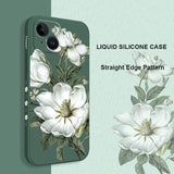 Wild Flowers Silicone Case For iPhone