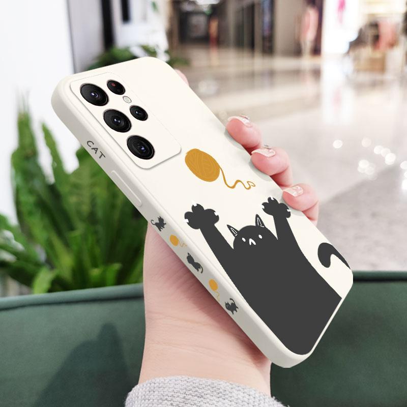 Wool Cat Phone Case For Samsung Galaxy