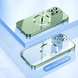 Transparent  Silicone Magnetic Case For iPhone