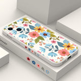 Flowers Silicone Soft Case For Samsung