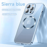 Transparent  Silicone Magnetic Case For iPhone