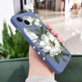 Wild Flowers Silicone Case For iPhone