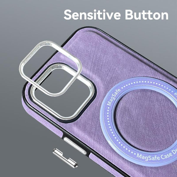 Magsafe Magnetic Shockproof Leather Case For iPhone – poomelo