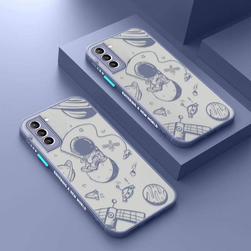 Astronaut Hard Matte Case For Samsung