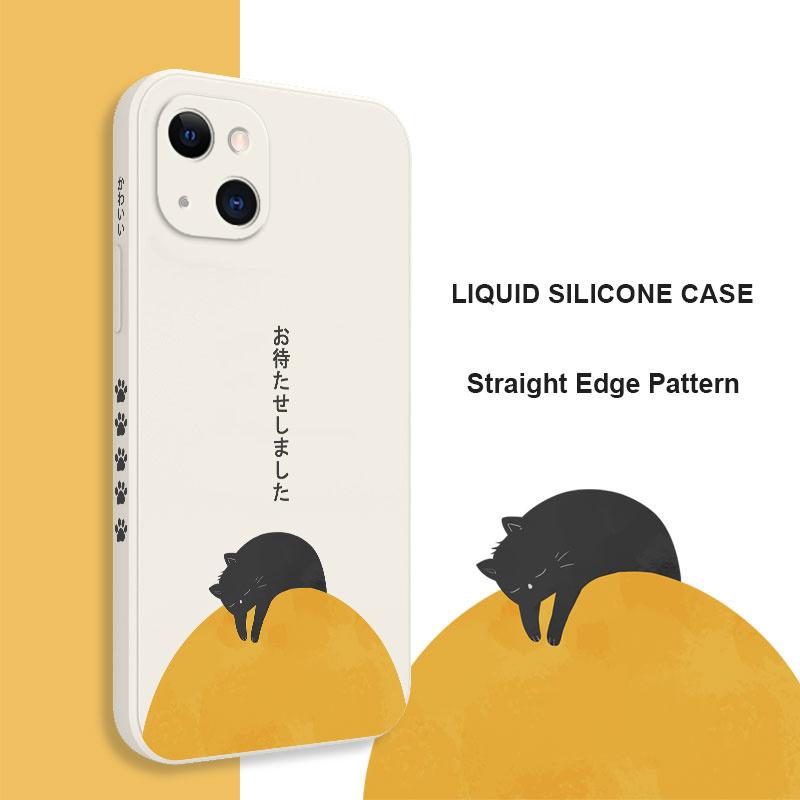 Napping Cat Phone Case For iPhone