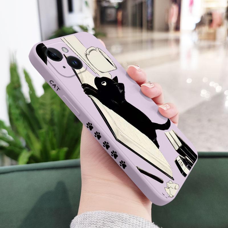 Naughty Cat Phone Case For iPhone