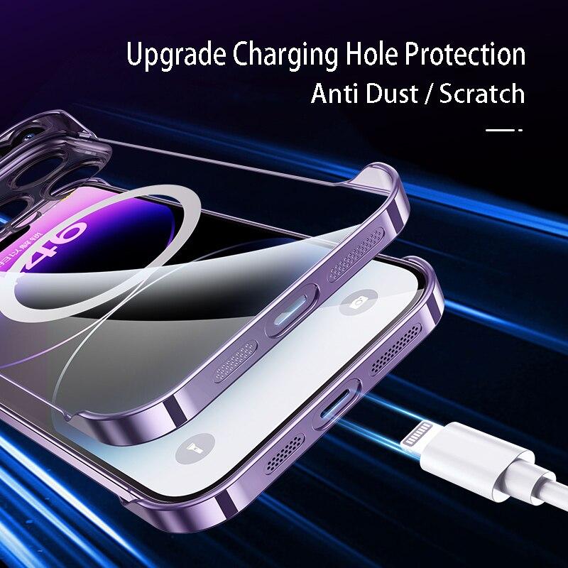 Magnetic Frameless Clear Case for iPhone