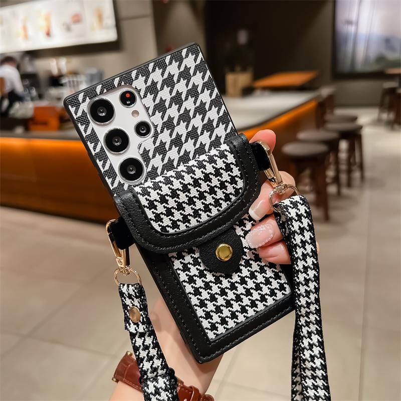 Crossbody Bag Wallet Phone Case for Samsung