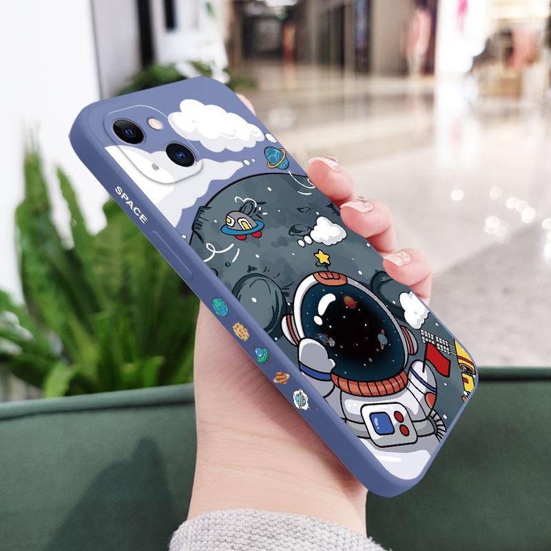 Flag Astronaut Phone Case For iPhone