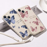 Butterfly Flowers Case For Samsung