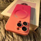 Soft Magnetic Silicone Case For iPhone