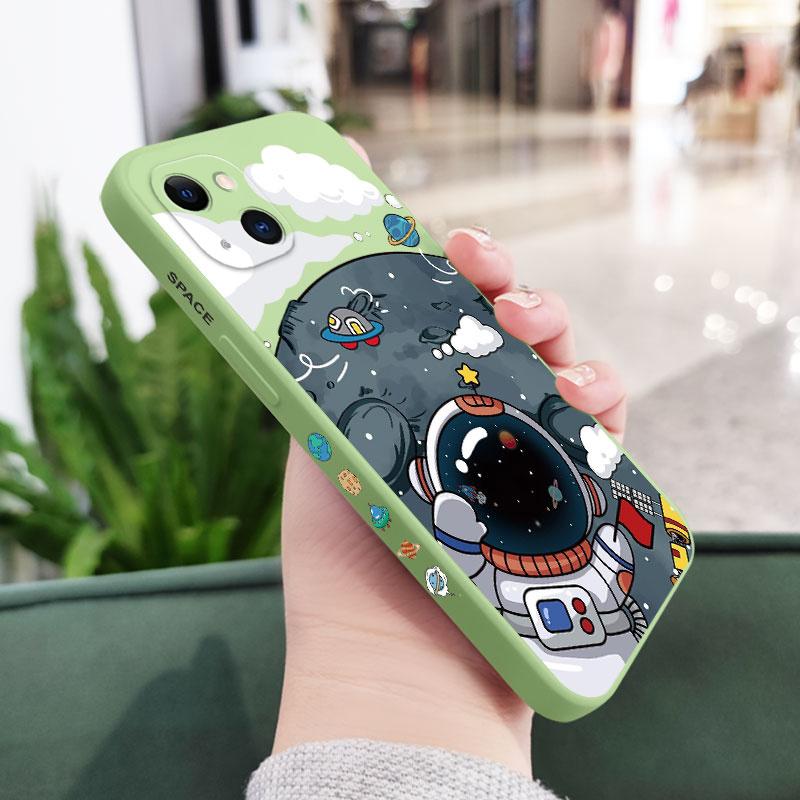 Flag Astronaut Phone Case For iPhone