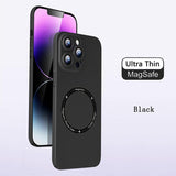 Ultra Thin Matte Magnetic Case For iPhone