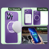 Ultra Thin Matte Magnetic Case For iPhone