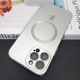 Luxury Magnetic Soft Silicone Case For iPhone