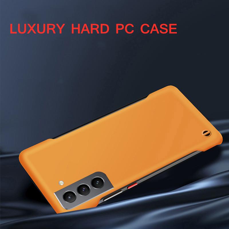 Slim Hard PC Frameless Phone Case For Samsung Galaxy